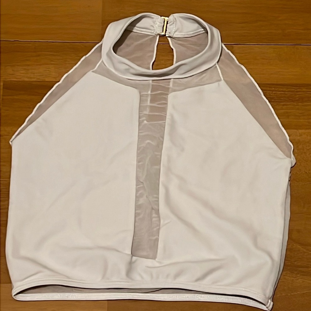 Lee + Lani White bikini/crop top